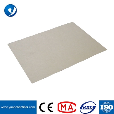 Nonwoven PTFE/PPS Filter Cloth with PTFE Membrane Dust Collector Bag Fabric for Asphalt Plant