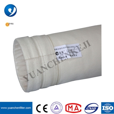 Industry non-woven PPS+PTFE dust collector filter bags