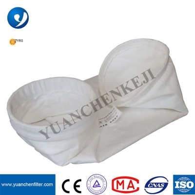 China Dust removal needle punched non-woven filter bag PTFE filter bag