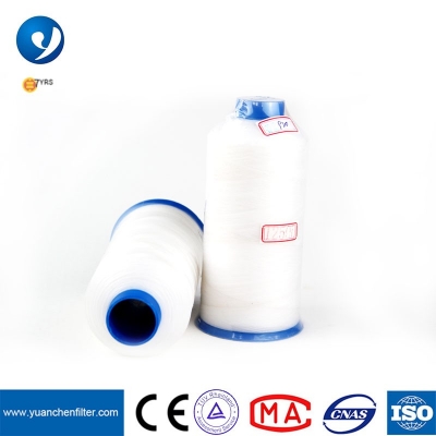 High Temperature Resistance PTFE Sewing Thread For Filter Bags Sewing