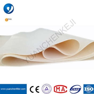 Needle Felt PPS Filter Fabric with PTFE membrane