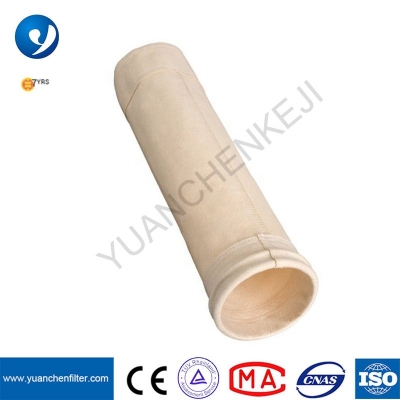 Customized Cement Kiln Dust PPS PTFE Filter Bag for Dust Collector High Temperature Resistance Matching Bag Filter Cage