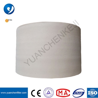 Yuanchen Customized 800gsm 900gsm PTFE Treatment PTFE Fiber Needled Felt Filter Cloth​